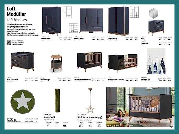 Loft Bebek Odası